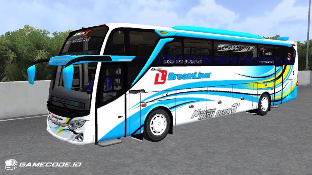 Livery Dreamliner biru JB3+ MHD Facelift