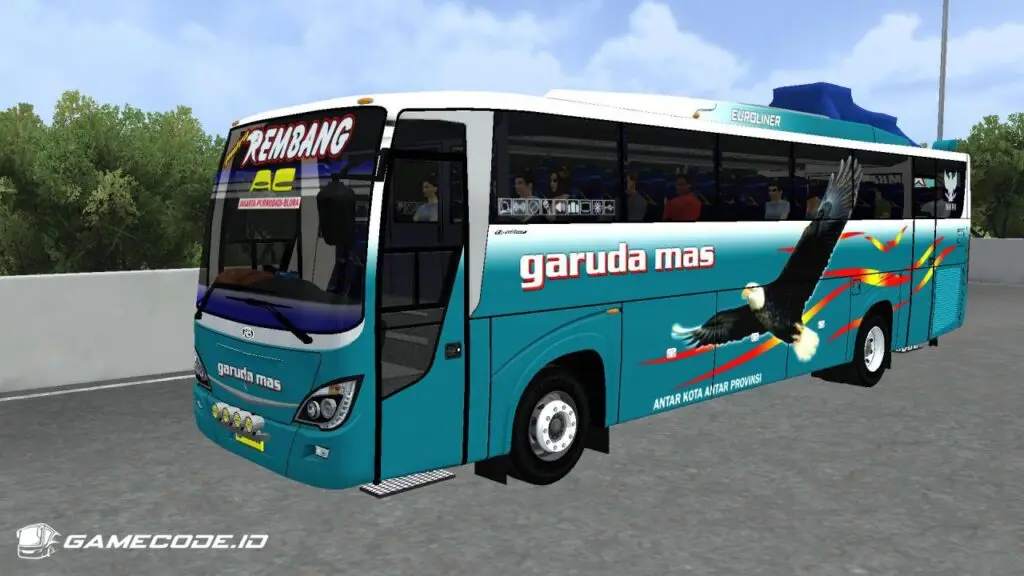 Livery Garuda Mas Euroliner