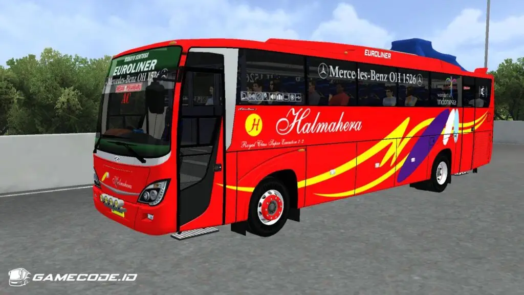 Livery Halmahera Euroliner
