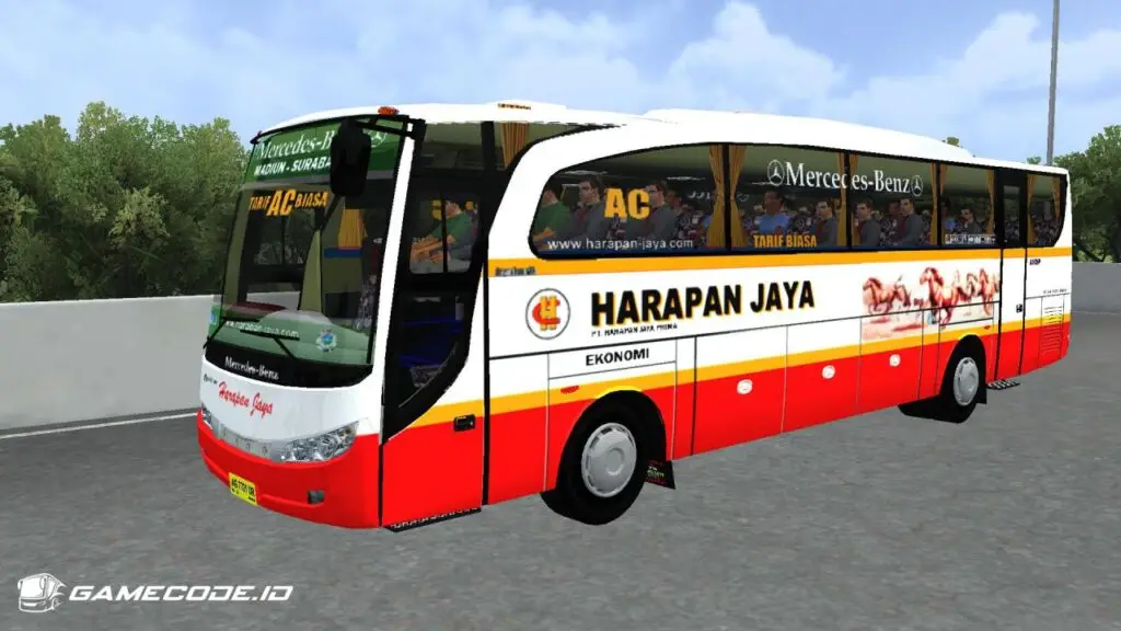 Livery Harapan Jaya Travego Smile