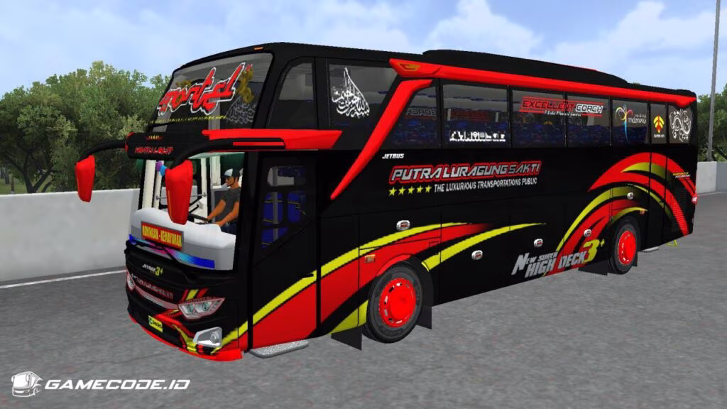 Livery Putra Luragung JB3+ Hino Non Facelift