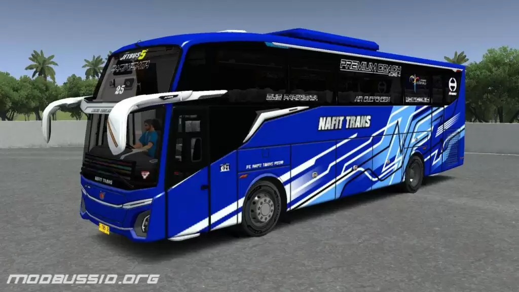 Mod BUSSID Nafit Trans King Zidane Jetbus 5