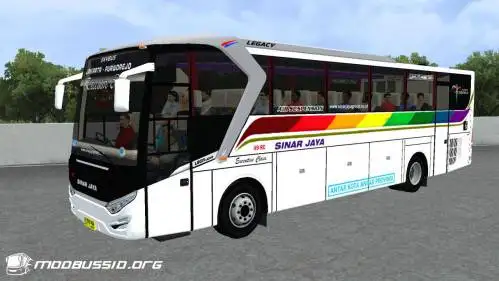 Mod Bussid Bus Sinar Jaya SR1 Hino